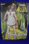 Smiffys Zombie Sailor Blood Splattered Dress & Hat Size: L/16-18