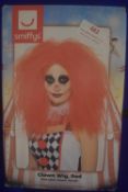 Smiffys Red Clown Wig
