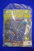 5ft Black Widow Giant Spiders Web