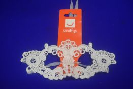 Smiffys White Lace Face Mask