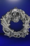 12x Lightweight Skull & Bones Wall Decorations