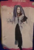 Skelton Bride Costume Size: M/L 10-14
