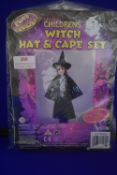 Kid’s Witch Hat & Cape Set Size: 3 to 6+ years