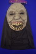 Overhead Latex Novelty Fanged Ghoul Mask