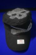 Beaded Skull and Crossbones Cap