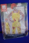 Smiffys Creepy Killer Clown Costume Size: XL/46”-48” chest