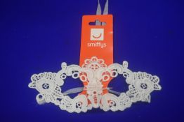 Smiffys White Lace Face Mask