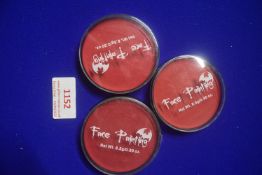 Set of 3 Face Paints - Red