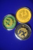Set of 3 Face Paints - Green, Yellow, and Black