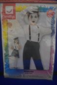 Smiffys Kid’s Mime Kit Including Beret, Gloves, Braces & Makeup Pallet Size: One Size