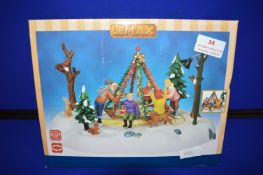 Lemax Children in the Park Christmas Scene Miniature Model