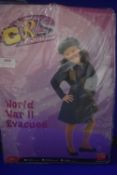 Kid’s WWII Evacuee Girl Costume Size: 10-12 years