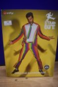 Smiffys Rainbow Suit Including Trousers, Jacket, and Tie Size: M/38-40” chest