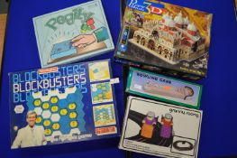 5x Retro Board Games & Jigsaws