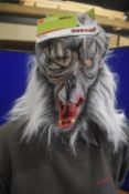Werewolf Mask with Hair