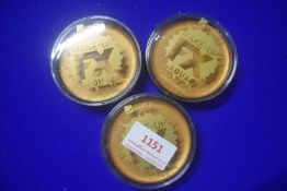 Set of 3 Face Paints - Gold