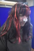 Kid’s Red & Black Wig