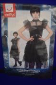 Smiffys Gothic Prom Costume Size: M/12-14