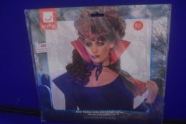 Mini Vamp Cape with High Collar