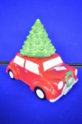 Christmas Tree Car Cookie Jar