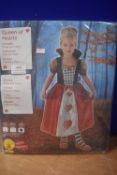 Queen of Hearts Costume Size: 7-8 years