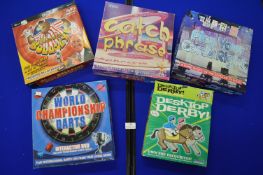 5x Classic Board Games