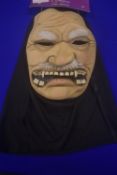 Overhead Latex Novelty Fanged Old Man Mask