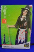 Smiffys Zombie Salem Witch Costume Size: S/8-10