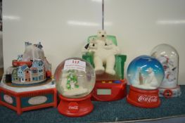 Collection of Coca-Cola Christmas Merchandise