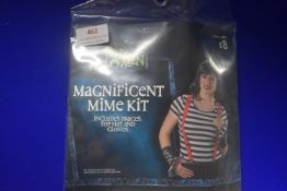 Magnificent Mime Kit Including Braces, Top Hat & Gloves