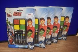 5x Packs of Avengers Face Paints with Applicators