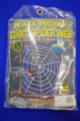 5ft Black Widow Giant Spiders Web