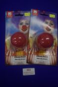 2x Smiffys Clown Noses