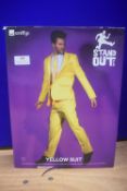Smiffys Yellow Suit Including Trousers, Jacket, and Tie Size: L/42-44” chest