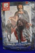 Smiffys Vampire Kit with Reversible Cape Size: One Size