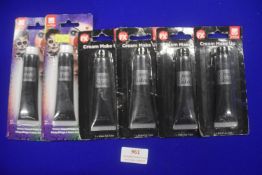 6x Smiffys Black Cream Makeup
