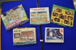 5x Assorted Jigsaw Puzzles