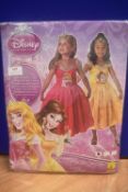 Disney Princess Aurora and Belle Dresses Size: 3-4 years