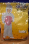 Bunny All in One Costume Size: 4-6 years