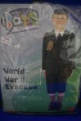 Kid’s WWII Evacuee Boy Costume Size: 7-9 years