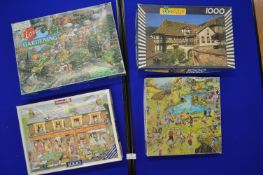 4x Assorted Jigsaw Puzzles