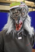 Werewolf Mask with Hair