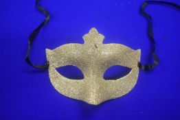 Soft Gold Glitter Mask