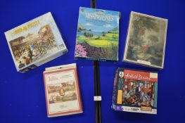 5x Assorted Jigsaw Puzzles