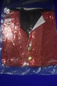 Red Clown Waistcoat Size: One Size