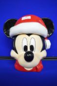 Disney Mickey Mouse Santa Cookie Jar