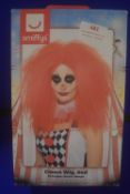 Smiffys Red Clown Wig