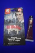Horror Vampire Teeth and Vampire Gel Blood