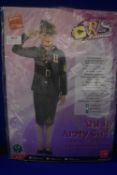Kid’s WWII Army Girl Costume Size: 4-6 years