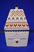 Knitted Cottage Cookie Jar
